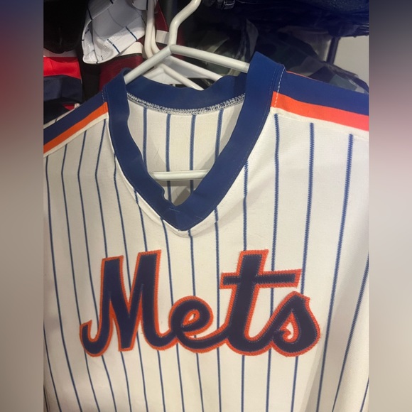 Mets Throwback Pullover Jersey size 42 - Picture 1 of 3